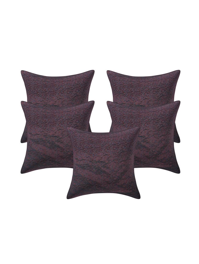 jacquard rayon assorted cushion cover (set of 5) - 17427919 - Zoom Image - 1