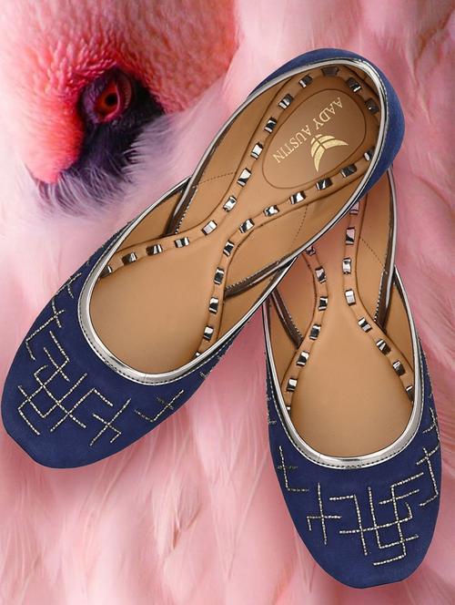 blue slip on jutis - 17427952 - Standard Image - 1