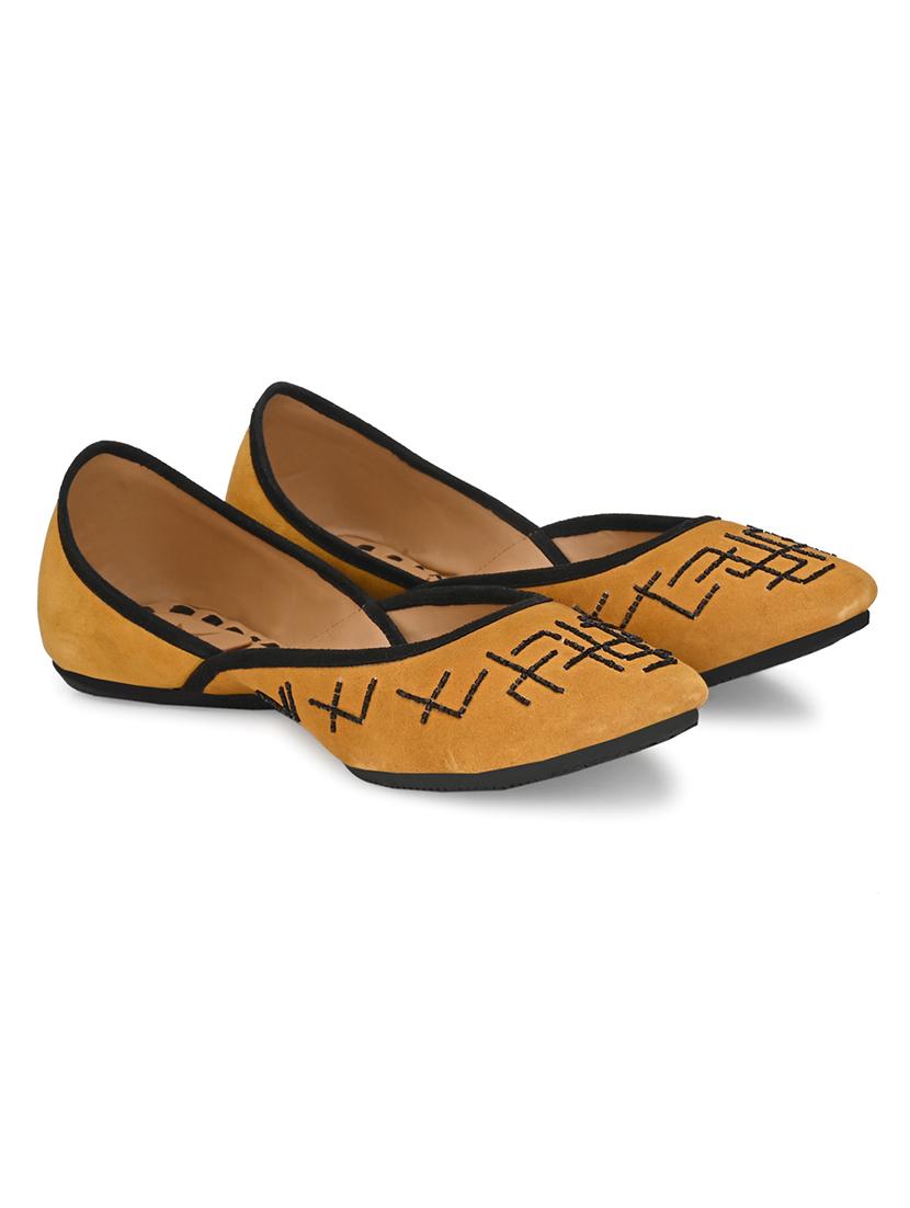 tan slip on jutis - 17427954 - Zoom Image - 2