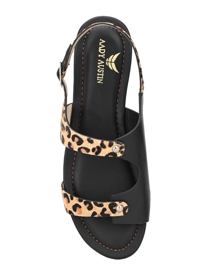 black back strap sandals - 17427957 - Zoom Image - 4