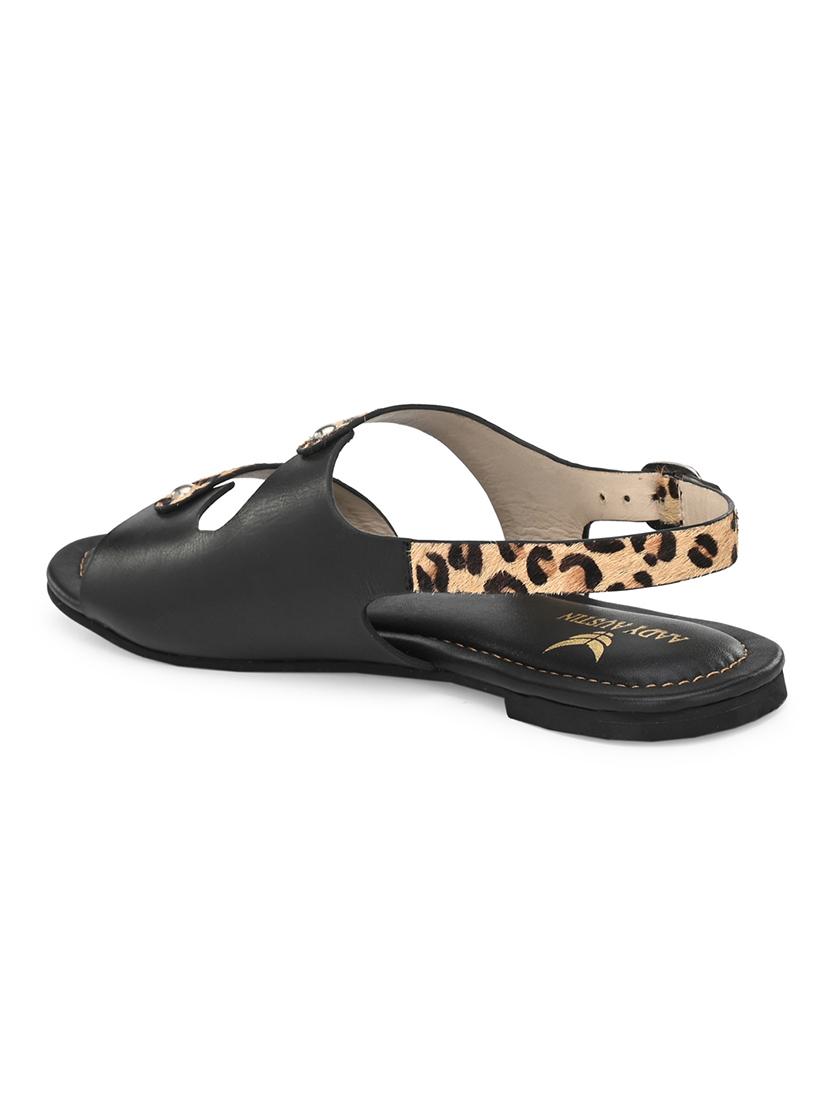 black back strap sandals - 17427957 - Zoom Image - 5