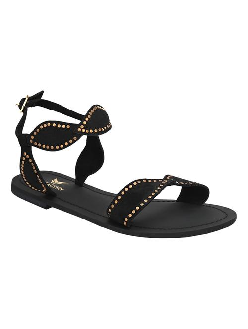 black back strap sandals - 17427958 - Standard Image - 1