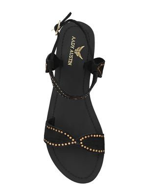 black back strap sandals - 17427958 - Standard Image - 4