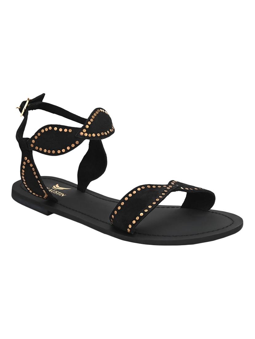 black back strap sandals - 17427958 - Zoom Image - 1