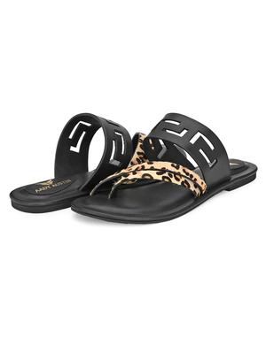 black slip on sandals - 17427962 - Standard Image - 6