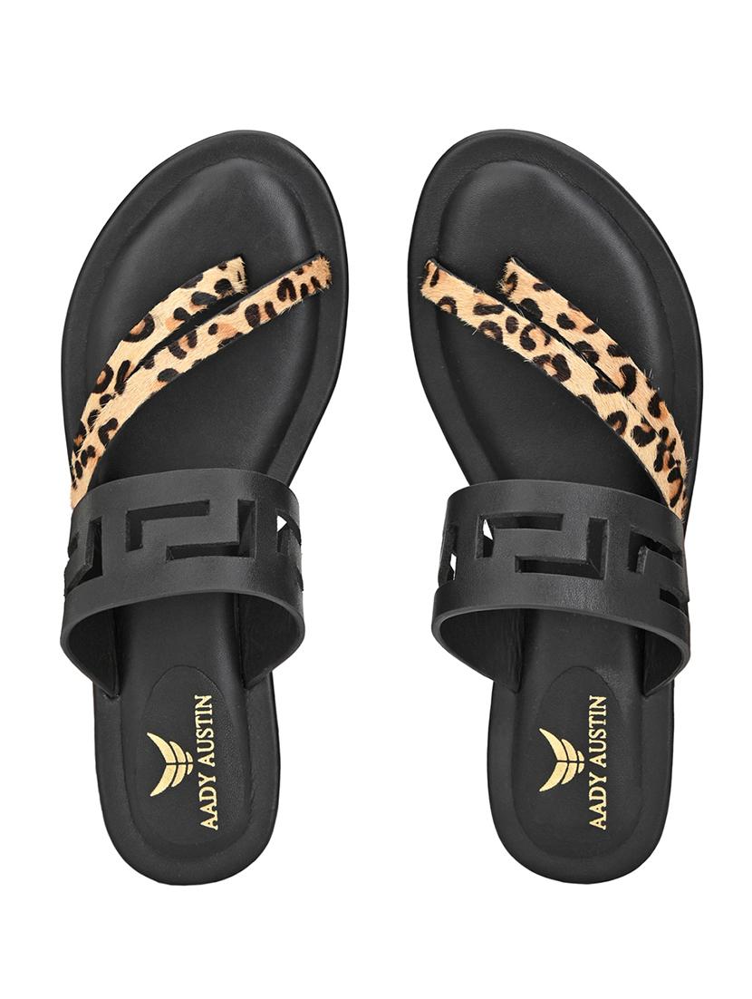 black slip on sandals - 17427962 - Zoom Image - 2