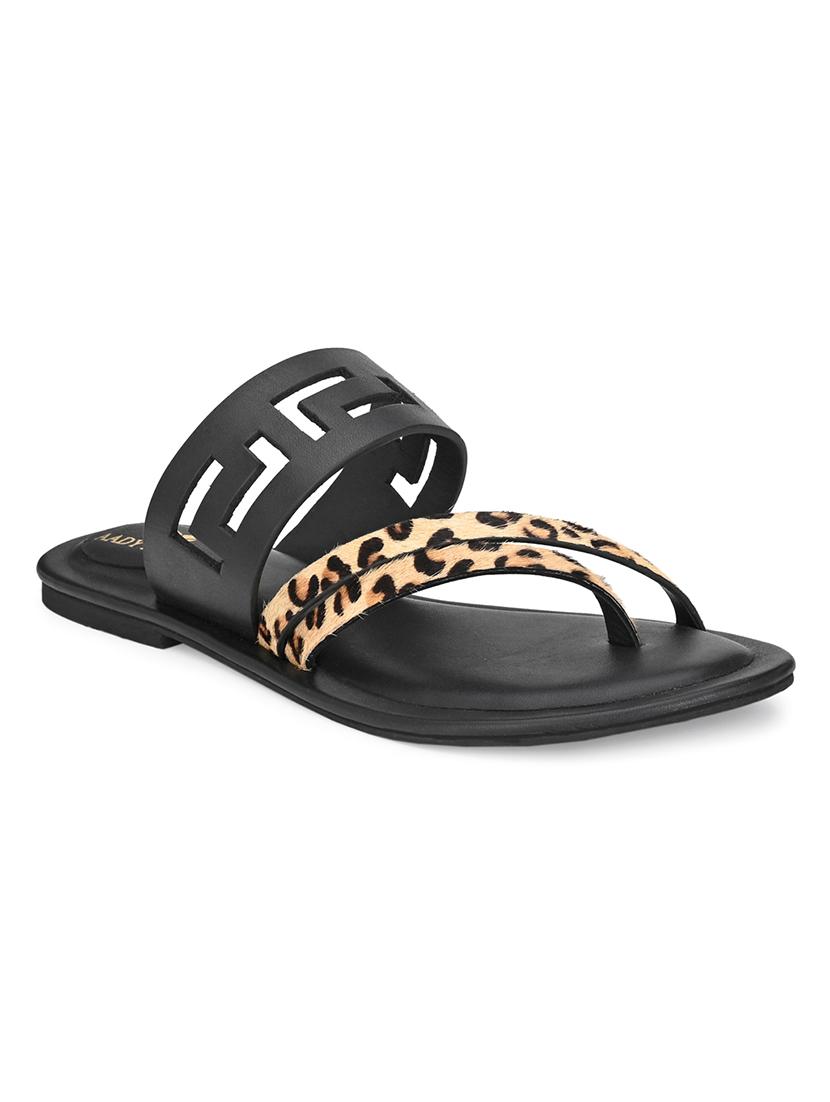 black slip on sandals - 17427962 - Zoom Image - 3