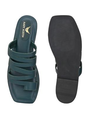 green one toe sandals - 17427964 - Standard Image - 8