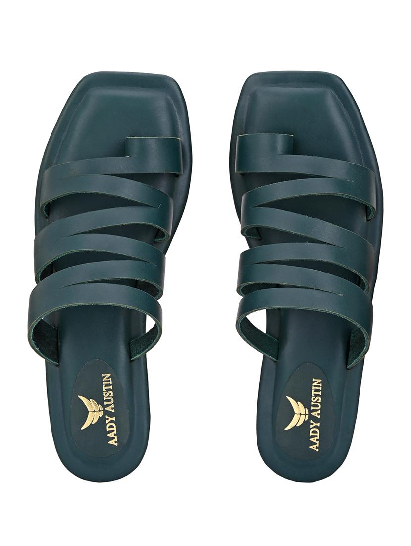 green one toe sandals - 17427964 - Zoom Image - 2