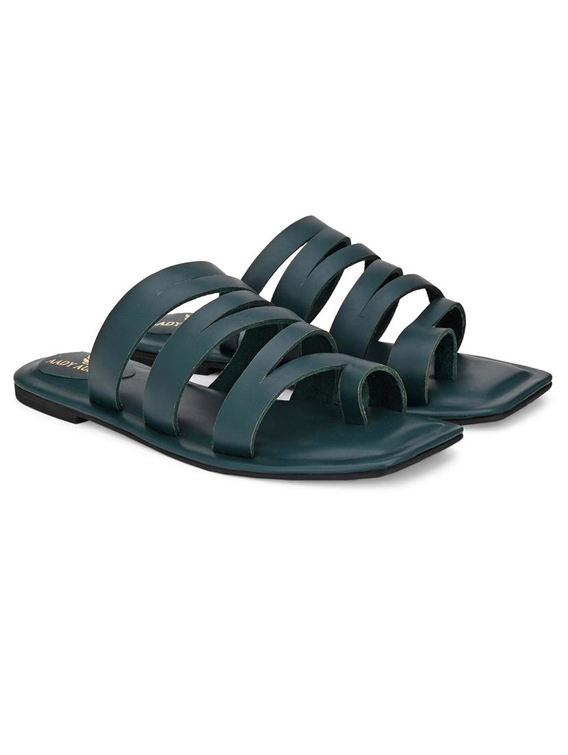 green one toe sandals - 17427964 - Zoom Image - 3
