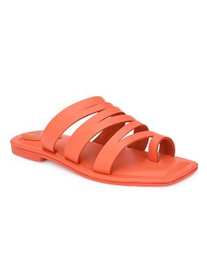 orange one toe sandals - 17427965 - Standard Image - 4
