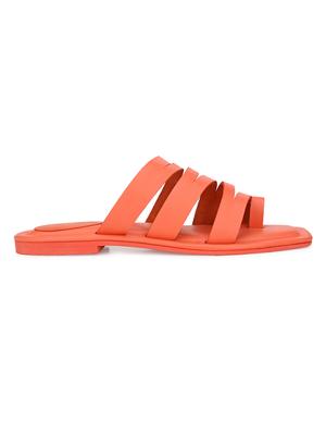 orange one toe sandals - 17427965 - Standard Image - 5