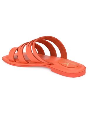 orange one toe sandals - 17427965 - Standard Image - 6