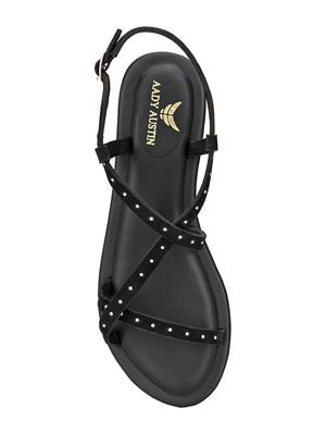 black back strap sandals - 17427970 - Standard Image - 4