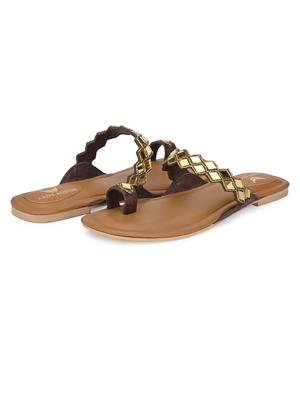 tan slip on sandals - 17427975 - Standard Image - 6