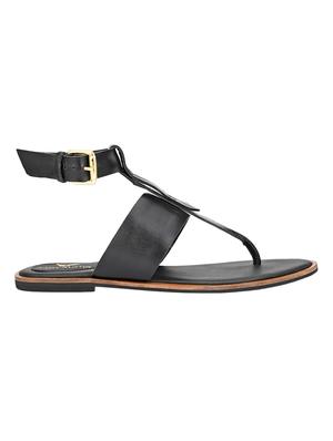black back strap sandals - 17427976 - Standard Image - 2