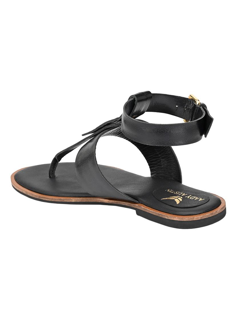 black back strap sandals - 17427976 - Zoom Image - 3
