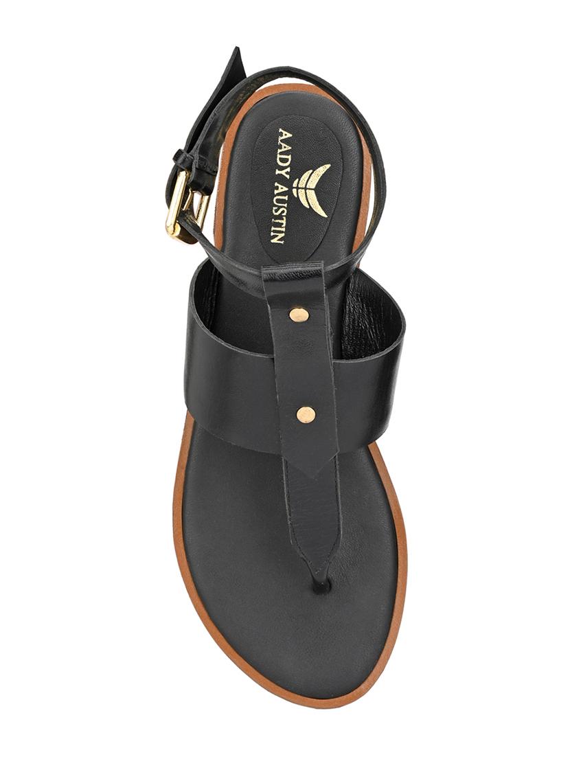 black back strap sandals - 17427976 - Zoom Image - 4