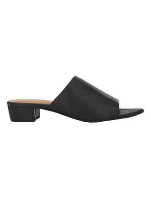 black slip on sandals - 17427989 - Standard Image - 2