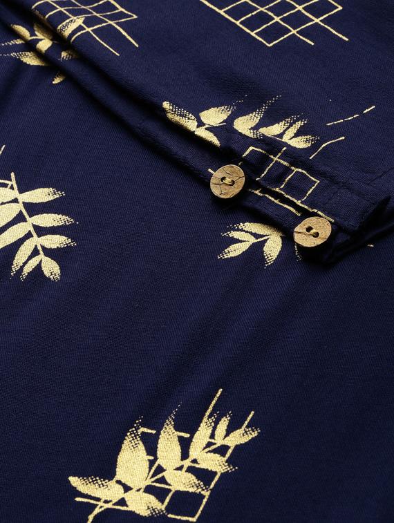 printed straight kurta - 17428091 - Zoom Image - 4