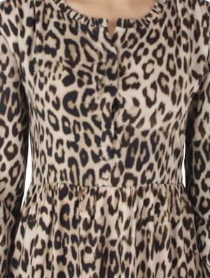 animal print a-line dress - 17428145 - Standard Image - 4