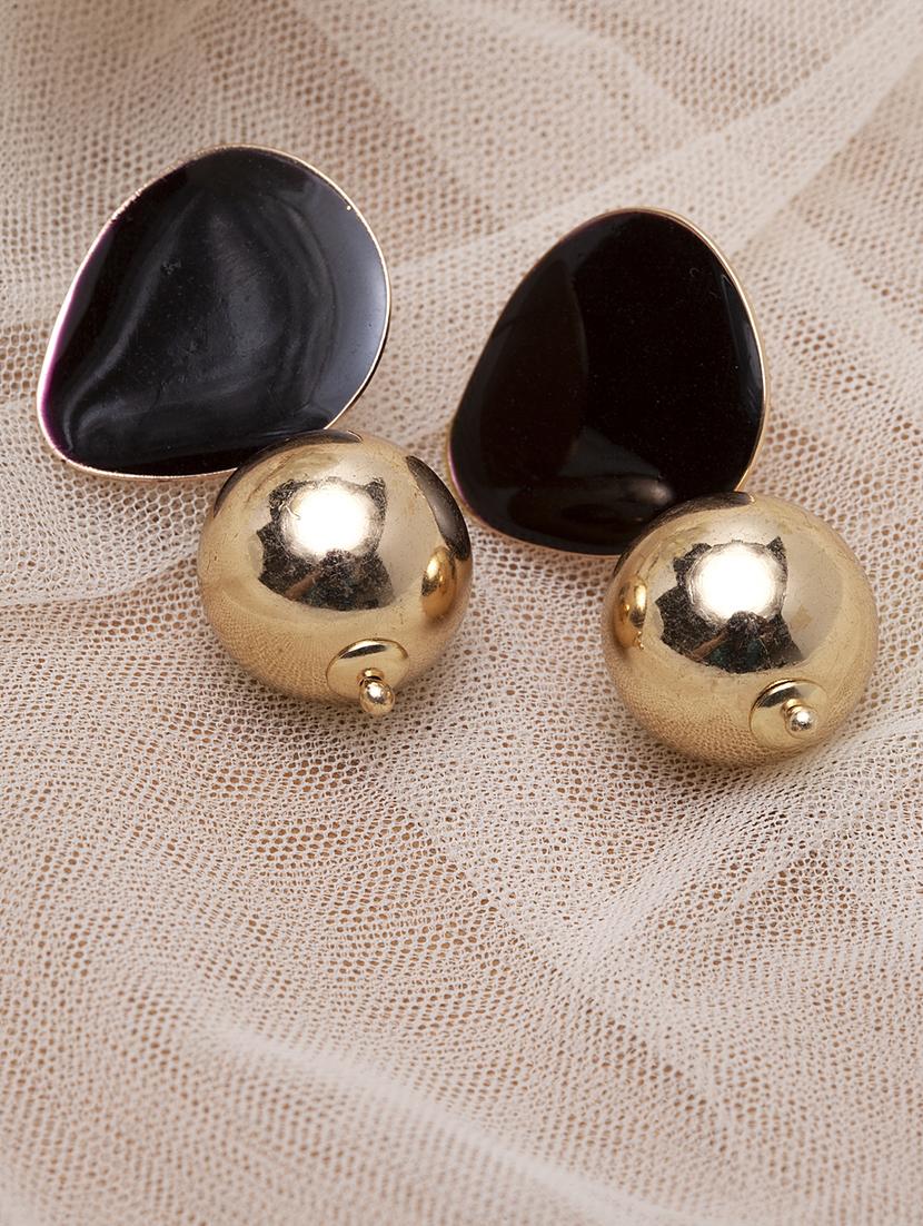 black metal drop earring - 17428162 - Zoom Image - 2