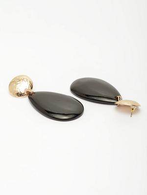 black metal drop earring - 17428174 - Standard Image - 3