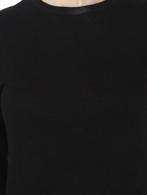 crew neck solid pullover - 17428198 - Standard Image - 5