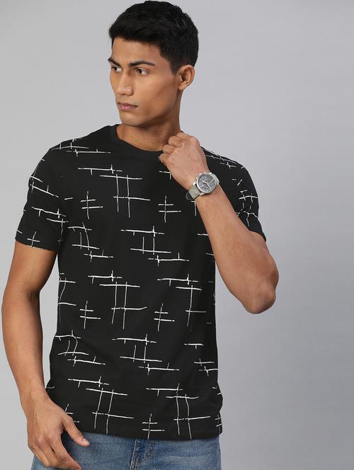 black printed t-shirt - 17428224 - Standard Image - 1