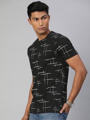 black printed t-shirt - 17428224 - Standard Image - 2