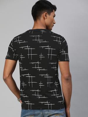 black printed t-shirt - 17428224 - Standard Image - 3