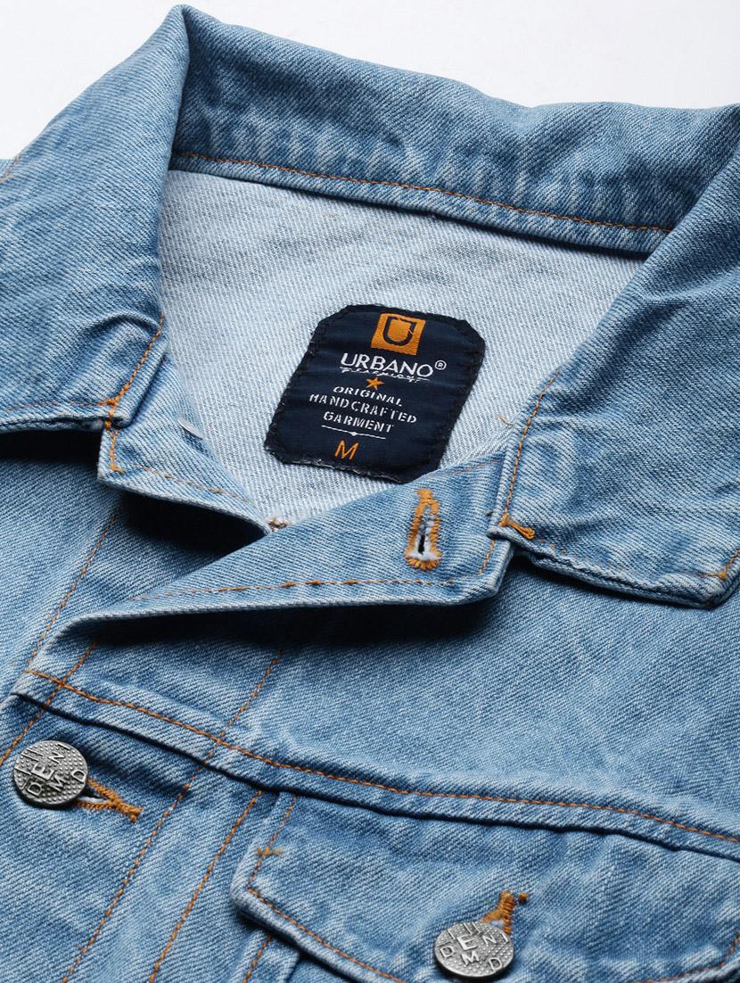 blue washed denim jacket - 17428234 - Zoom Image - 5