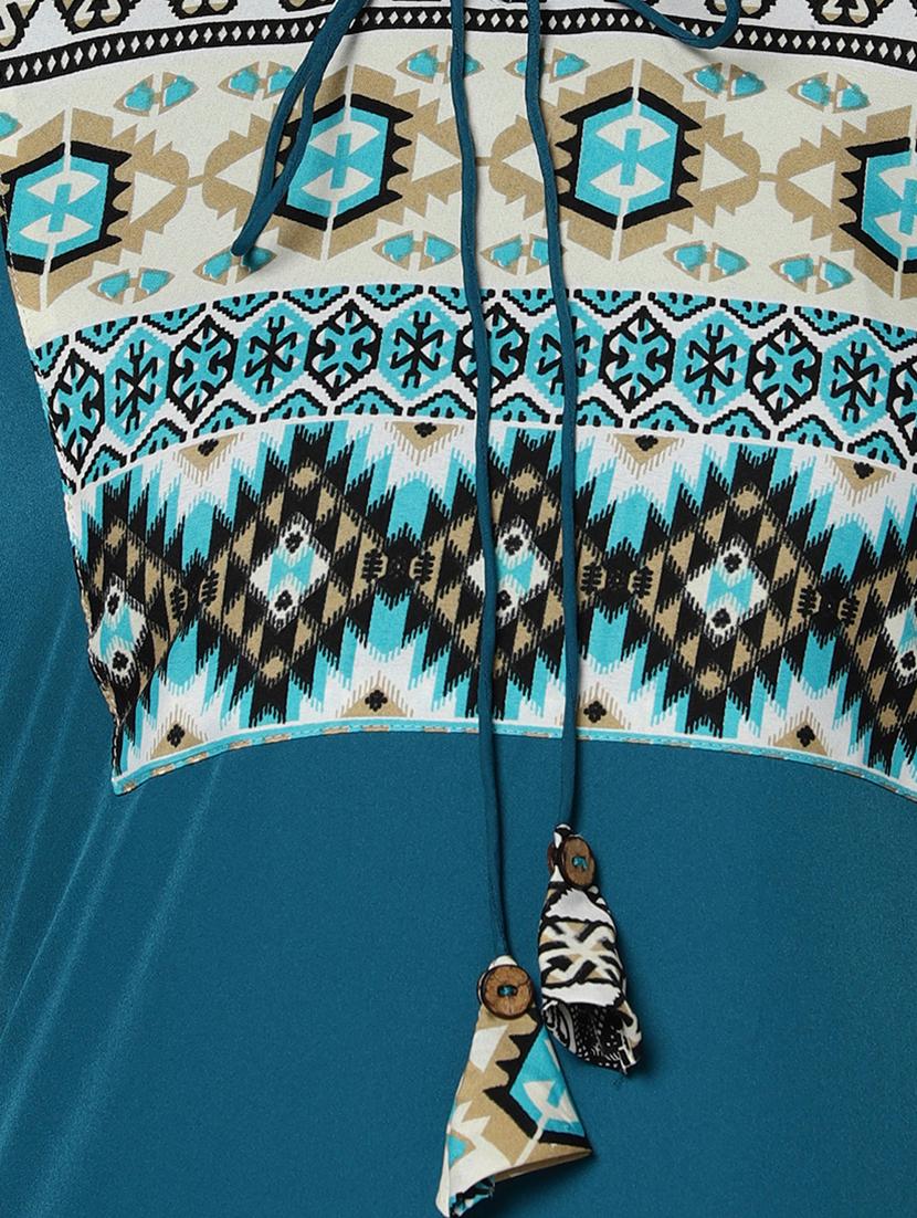 teal kurta palazzo set - 17428310 - Zoom Image - 4