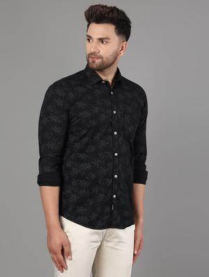 black printed casual shirt - 17428476 - Standard Image - 2