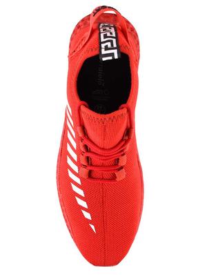 red lace up sneakers - 17428713 - Standard Image - 4