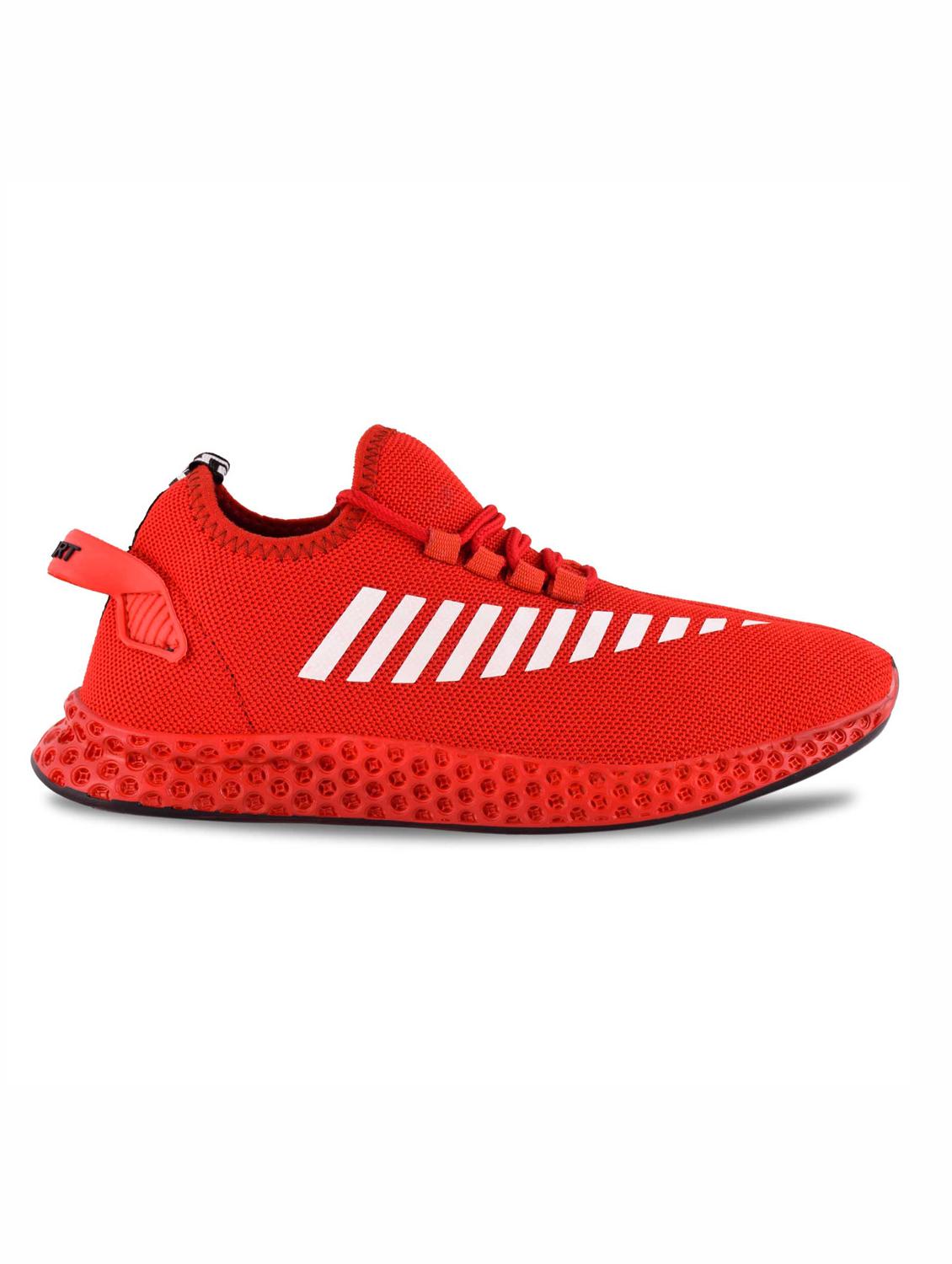 red lace up sneakers - 17428713 - Zoom Image - 2