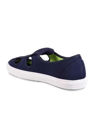 navy slip on sneakers - 17428717 - Standard Image - 3