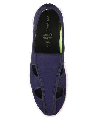 navy slip on sneakers - 17428717 - Standard Image - 4