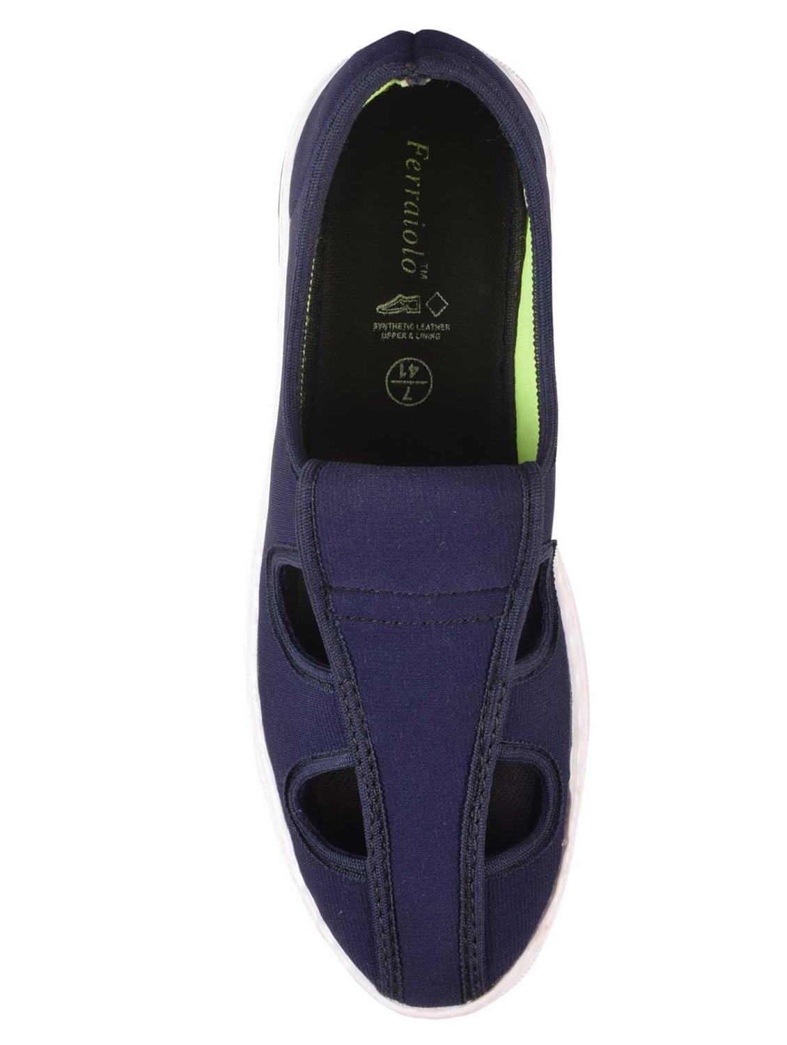 navy slip on sneakers - 17428717 - Zoom Image - 4