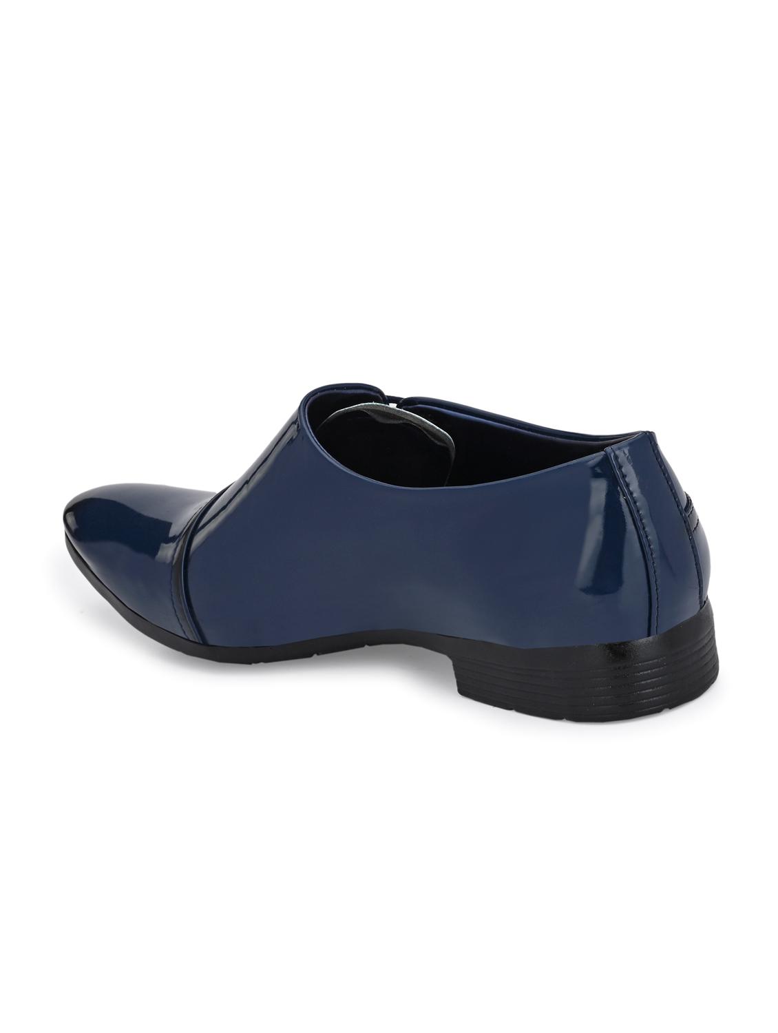 navy lace-up derbies - 17428727 - Zoom Image - 3