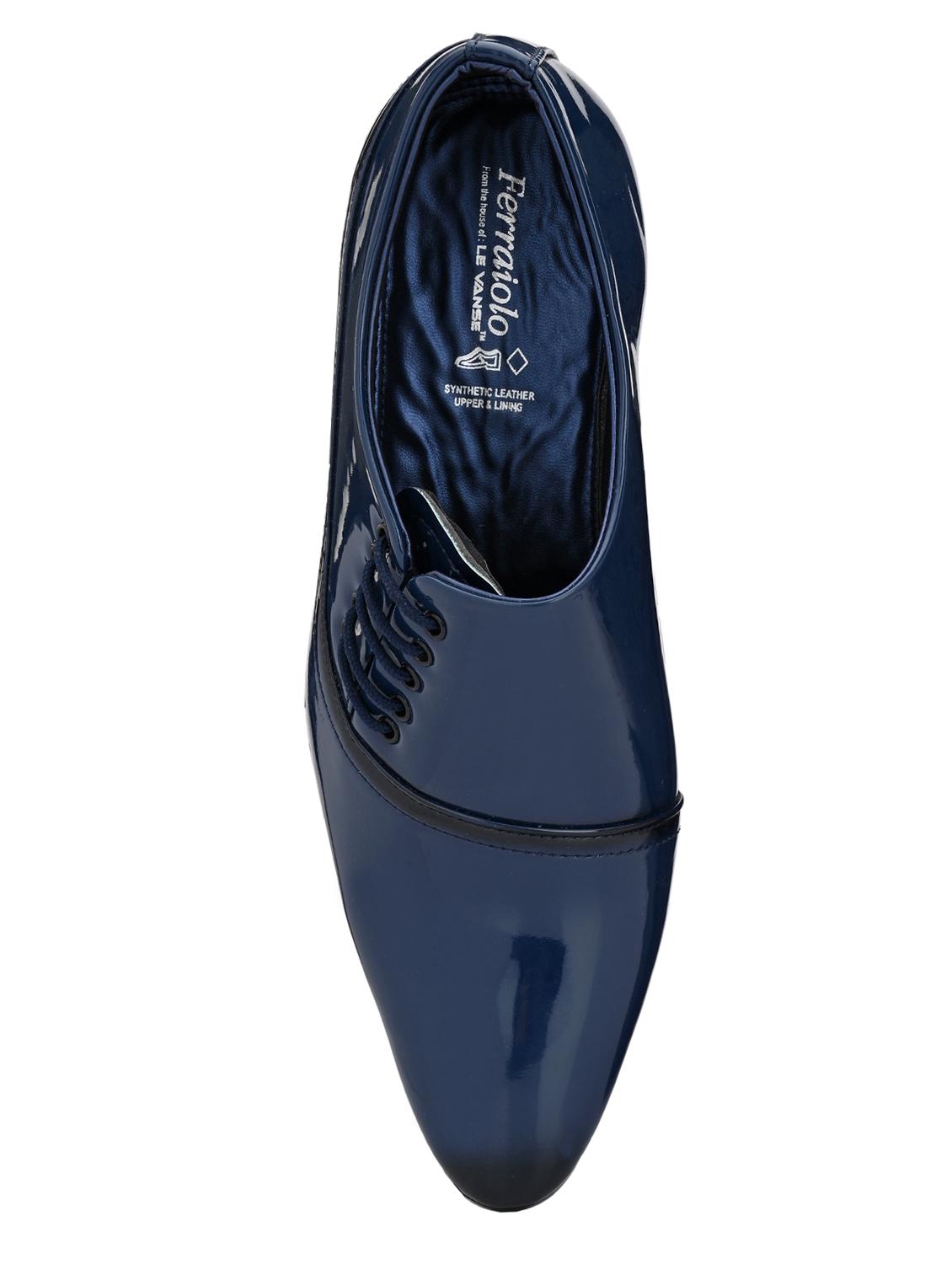 navy lace-up derbies - 17428727 - Zoom Image - 4