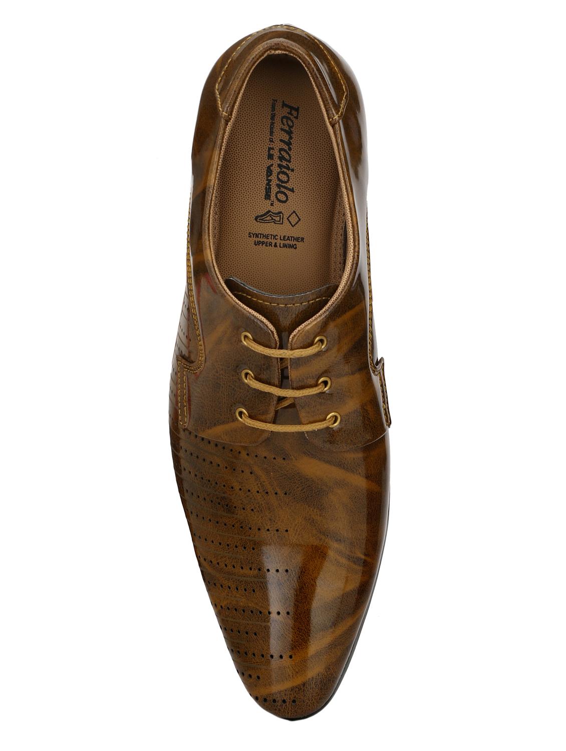 tan lace-up derbies - 17428729 - Zoom Image - 4