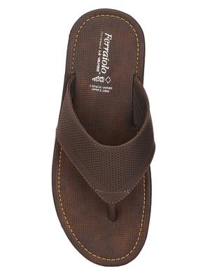 brown slip on slippers - 17428730 - Standard Image - 4