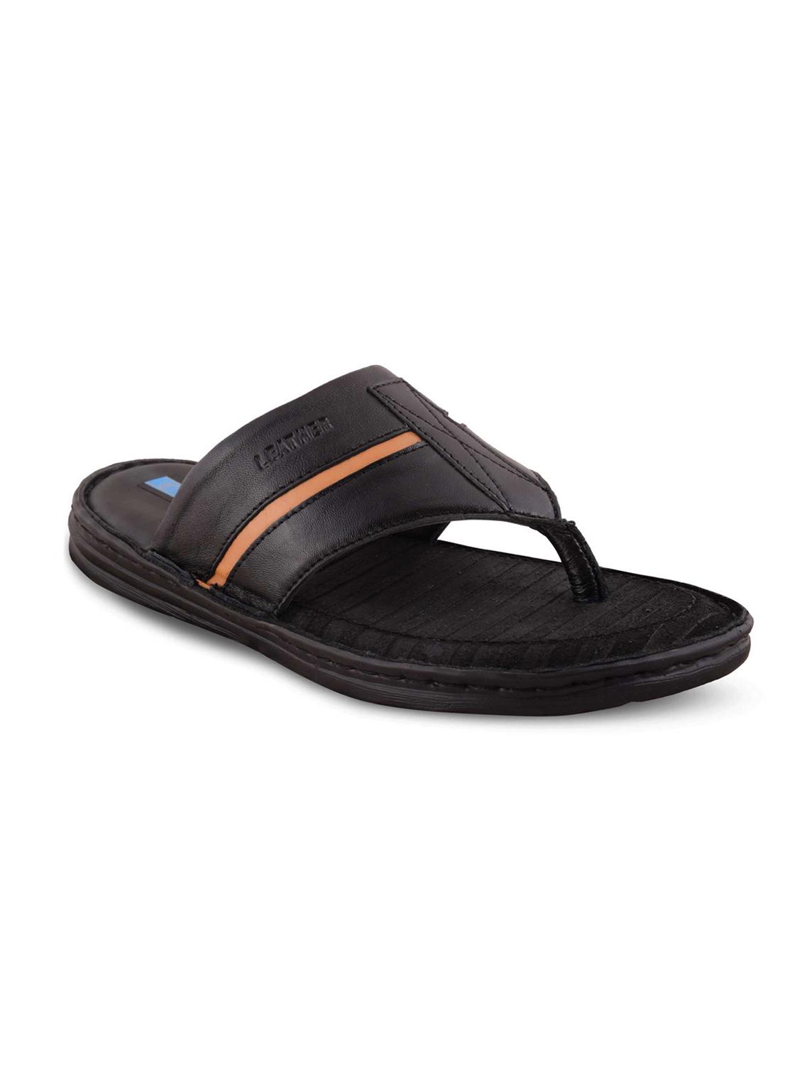 black slip on slippers - 17428733 - Zoom Image - 1