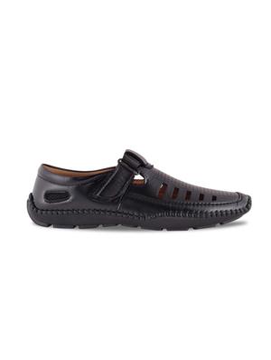 black slip on slippers - 17428738 - Standard Image - 2