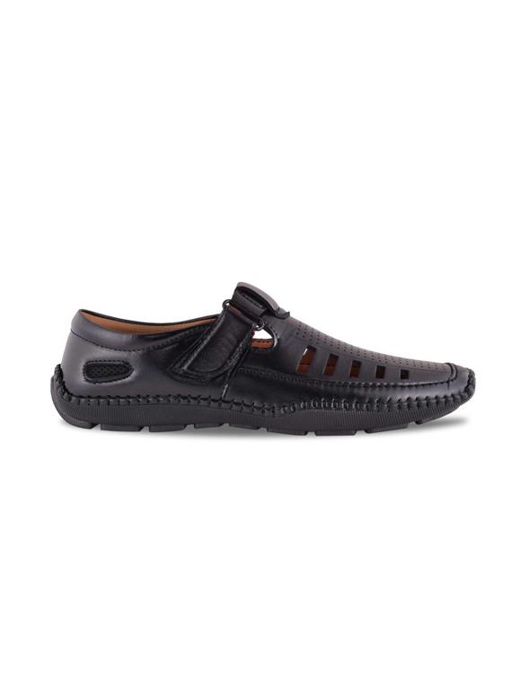 black slip on slippers - 17428738 - Zoom Image - 2