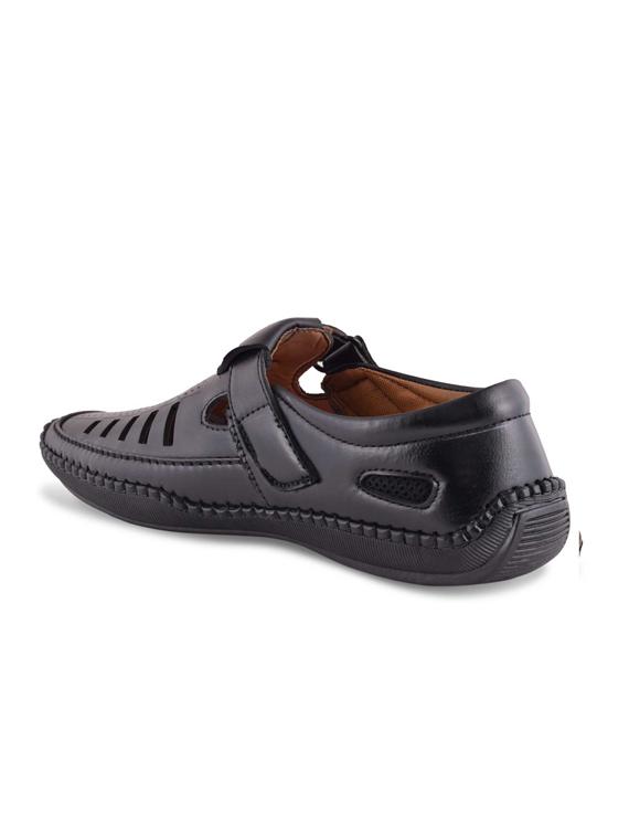 black slip on slippers - 17428738 - Zoom Image - 3