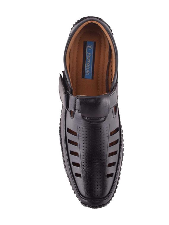 black slip on slippers - 17428738 - Zoom Image - 4