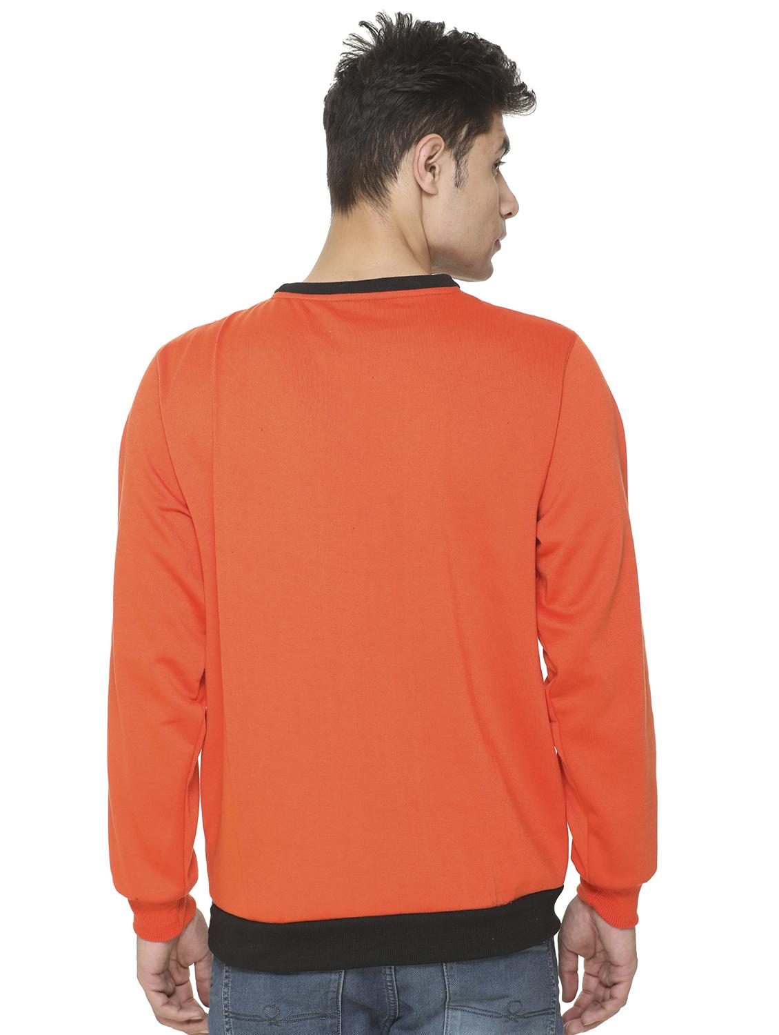 orange printed cut & sew sweatshirt - 17428755 - Zoom Image - 3