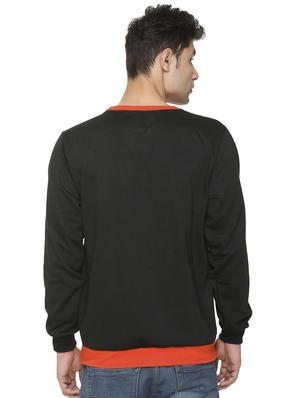 black printed cut & sew sweatshirt - 17428756 - Standard Image - 3